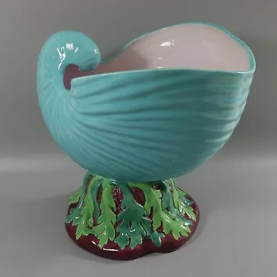 Minton Majolica Nautilus Shell Flower Pot • $10114.21