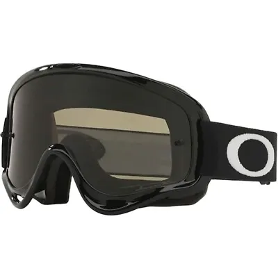 Oakley Xs O Frame Mx Goggles Jet Black Dark Grey-Open Box • $21.28