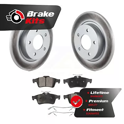 Rear Coated Brake Rotors Ceramic Pad Kit For 2004-2013 Mazda 3 2.5L GT With • $74.88