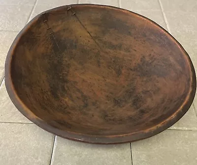 Colonial Tin Works Primitive Large Farmhouse Centerpiece Fruit Decorative Bowl • $19.99