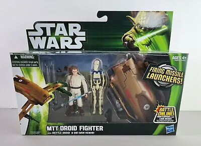 Star Wars MTT Droid Fighter Legacy Yoda Green Naboo Battle Pack Clone Wars • $68.99