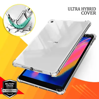 For Samsung Galaxy Tab A 10.1 2019 SM-T510 T515 Shockproof Clear Case Cover • $11.95