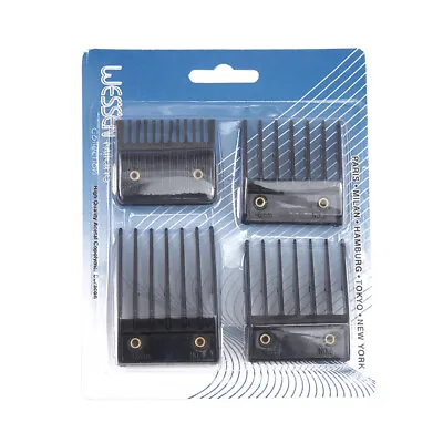 4pcs Metal Backed Clipper Attachment Combs Set For Wahl Cutting Guide Comb Z5 • $13.20