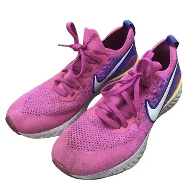 Designer Nike Epic React Eu 43 Pink Colour-wave Women's Sneakers • $61.75