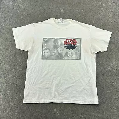 VINTAGE Star Wars Shirt Mens Extra Large Graphic Episode I One Oneita 90s Y2K • $17.97