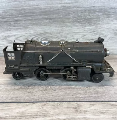 Lionel Lines Prewar O Gauge 249 Gunmetal Steam Locomotive Train Sturdy Untested • $99.87