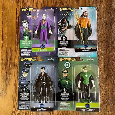 Green Lantern - Joker - Cat Woman - Aquaman DC Figure Set By Nobel / Noble Toys • $59.99
