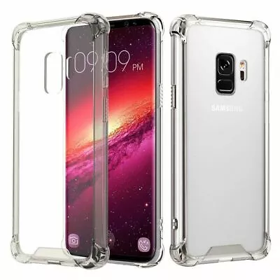 $7.99 • Buy For Samsung Galaxy S22 S20 S21 FE Ultra S8 S9 Plus Clear Case Heavy Duty Cover