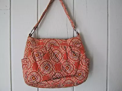 Vera Bradley PAPRIKA Reversible Tote PURSE 10 X 12 X 4.5 GUC • $12.99