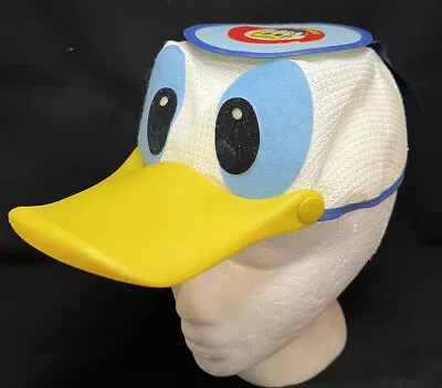 Vtg Donald Duck Mesh Character Logo Hat Disney Theme Park Souvenir Child’s Cap • $31.99