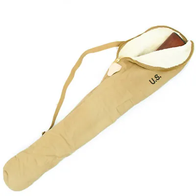 U.S. WWII Fleece Lined M1 Garand  Case With Carry Strap - Marked U.S. • $38.95