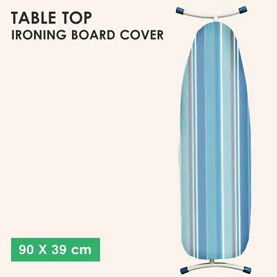 $7.80 • Buy Thick Felt Table Top Ironing Iron Board Cover Easy Fitted 90 X 39 Cm