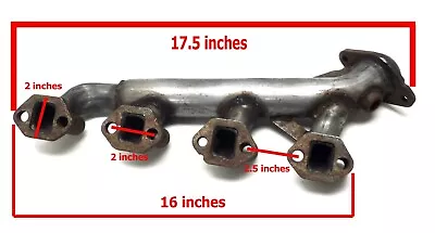 $49.23 • Buy Ford V8 5.0L Shorty Style 2 Bolt Flange Exhaust Manifold 1990-1996 Ford F150