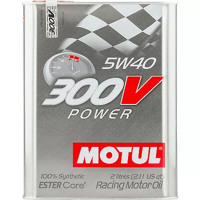 Motul 300V Power Competition Racing Motor Oil 5W40 - 2 Liter • $40.62