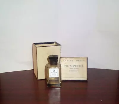 Vintage Lanvin Mon Peche (My Sin) EXTRAIT 15 Gr 1/2 Oz France • $5