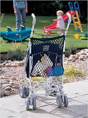 £8.75 • Buy Stroller/Buggy Shopping Bag Storage Net BLACK Fits Maclaren, Quinny Buzz Zapp