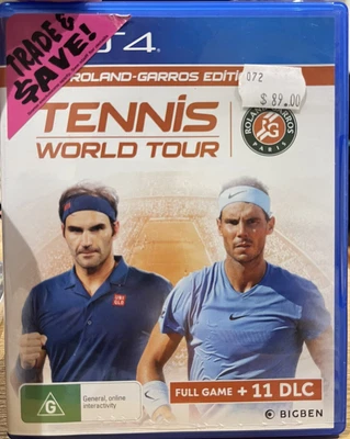 $44 • Buy PS4 TENNIS WORLD TOUR ROLAND-GARROS EDITION Playstation 4 Game FREE POST VGC