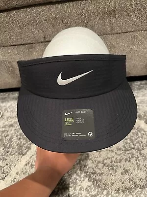 NEW Nike Adult Unisex Big Bill Core Golf Visor Black BV1078-010 Hat Cap Dri Fit • $19.99