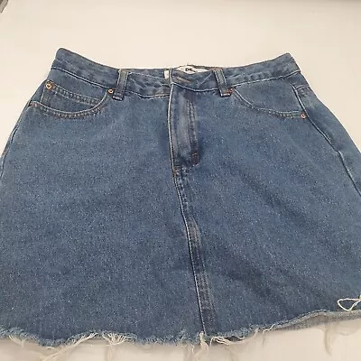 Supre Blue Denim Jean Skirt Sz 10 • $10.27