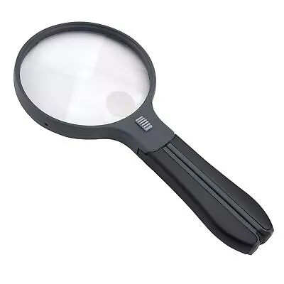 Hand Held Magnifier Magnifying Glass Hands-Free Acrylic Spot Lens Carson HF-11 • £21.99