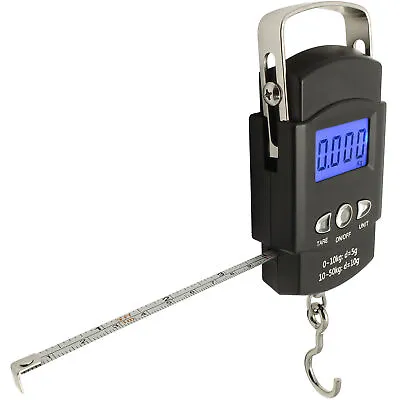 £6.99 • Buy 50kg Portable Electronic Digital Luggage Scale Travel Bag Hanging Weighing Scale