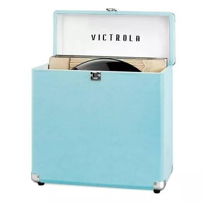 Victrola Collector Vinyl Record Storage CaseBlue • $23.31