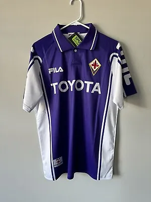 Gabriel Batistuta Fiorentina FILA New Men’s Retro Vintage Home Soccer Jersey XL • $60