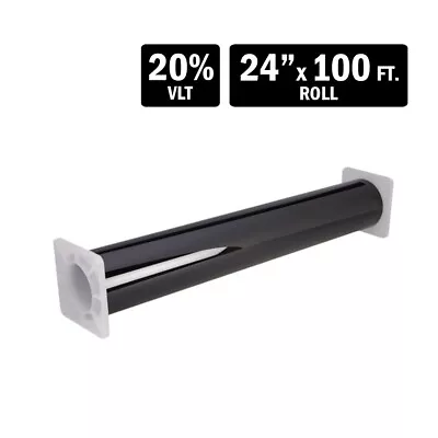 $79.90 • Buy Tview T2bk2024 2 Ply 20% Vlt Car Window Tint - 24  X 100 Ft. Film Roll