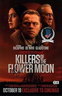 Martin Scorsese SIGNED Killers Of The Flower Moon 11x17 Poster Beckett BAS COA • $382.49