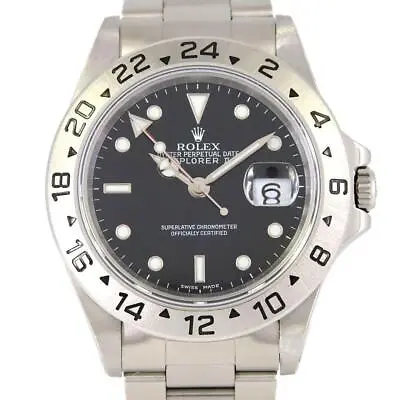 Authentic ROLEX Explorer II 16570 SS Automatic Serial Info:A Serial  #260-006... • $10517.10