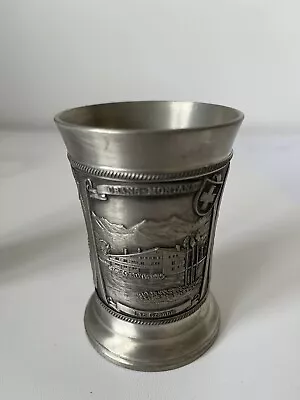 Vintage Zinn Pewter German Drinking Glass Goblet Chalice Cup Mug • £8