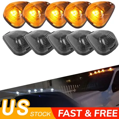 5X Amber LED Cab Roof Marker Lights Kit For 99-16 Ford F250 F350 F450 Super Duty • $23.99