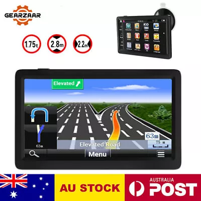 9'' Inch Portable Truck Car GPS Navigation Lifetime Free AU Map Updates 8G+256M • $109.99