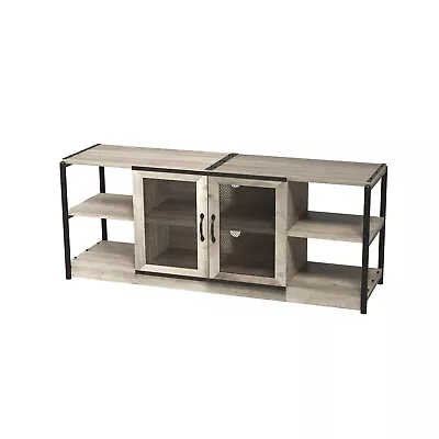 Solid Wood TV Stand Entertainment Center With Storage Fit 65+in For Living Room • $145.63