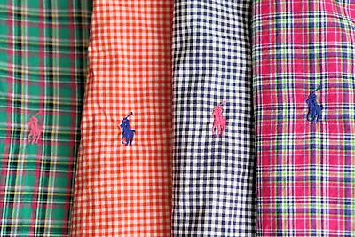 Ralph Lauren Men's Lot Of 4 Long Sleeve Multicolored Dress Or Casual Shirts L • $79.99