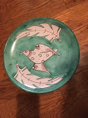 Vintage Vietri Italian Stoneware Plate With Fish • $9.99