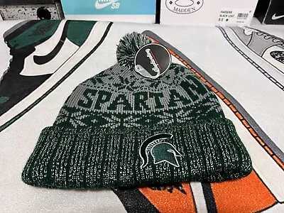 Michigan State Spartans Beanie Cuffed Winter Knit Hat Cap NWT One Size • $12.99