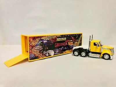 Newray 1:43 Long Haul Trucker International Lonestar W Monster Truck Container • $13.99