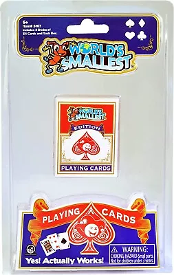 World's Smallest Miniature Playing Cards (5167) • $10.50