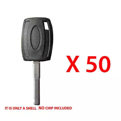 Key Shell Case Compatible With Ford Uncut Blade Non Chip HU101T17 (50 Pack) • $61.64