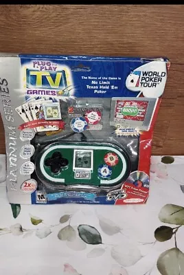 Vintage NOS World Poker Tour Plug And Play TV Video Game By Jakks Pacific  • $34