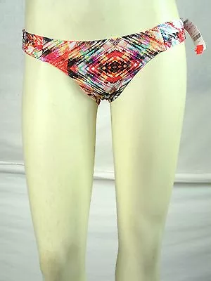 Apollo Swimwear Bikini Bottoms Womens Sz Large 12 14 NEW Orange Green Black Swim • $5.99