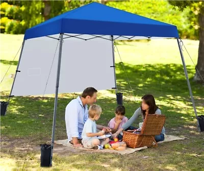 Pop-Up Gazebo 3x3m Portable UV Protection 50+ Shelter W/Backpack Beach/Camping • £58.99