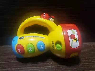 Vtech Spin And Learn Multi-Colored Interactive Flashlight Torch Tool Toy  • $6.99