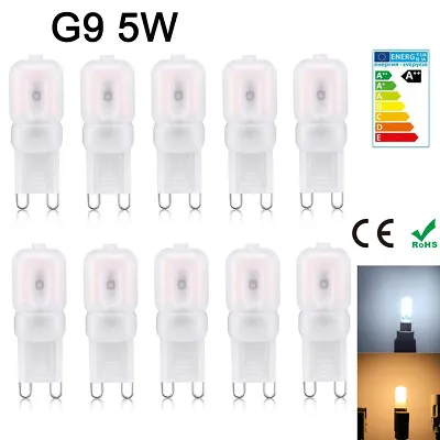 2-10Pcs G9 5W LED Dimmable Halogen Light Capsule Bulb Replace Lamps AC 220-240V • £1.99