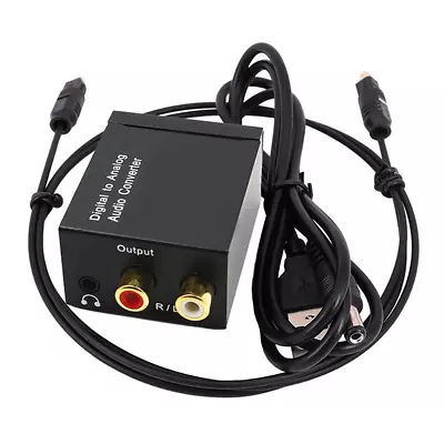 Digital Audio Decoder 3.5mm Jack Coaxial Optical Fiber Digital To Analog3633 • £8.71