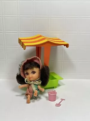 Vintage Mattel Liddle Kiddle Millie Middle Doll Sandbox Shovel Pail • $65