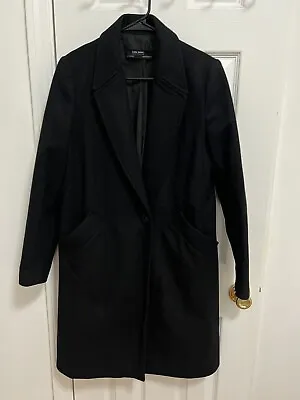 $35 • Buy Zara Womens Black Winter Coat Size Medium M