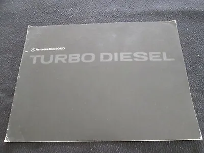 1979 1980 Mercedes Benz 300SD S-class Catalog 300 SD Turbo Diesel W116 Brochure • $22.98