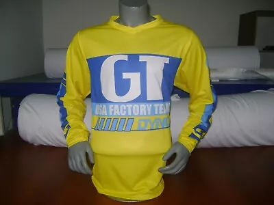 Gt Old School Bike Jersey Classic Bmx Jersey Race Bike Shirt Bmx Vintage L Wings • $55